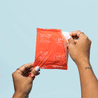 Gif unwrapping Aunt Flow pad packet