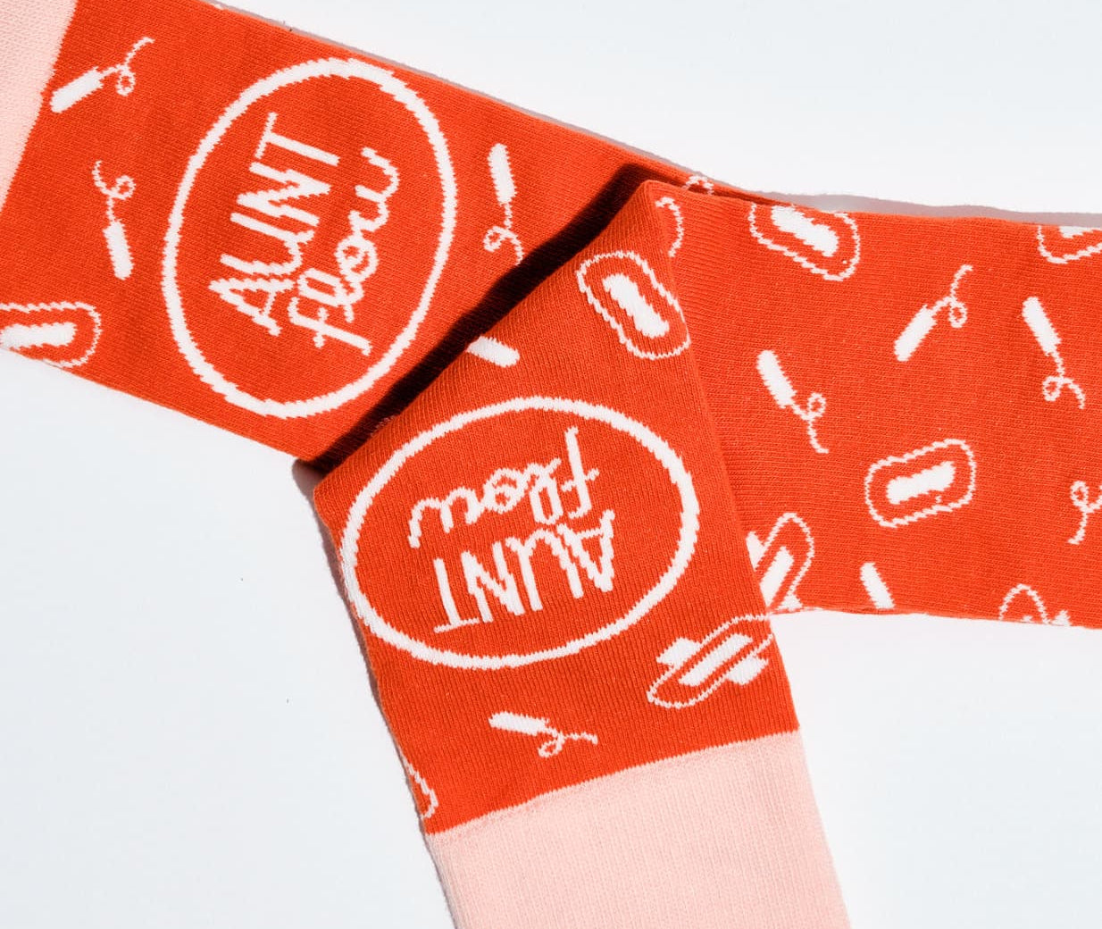 Aunt Flow pad and tampon socks